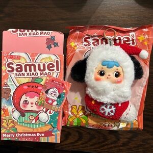 Samuel San Xiao Mao Merry Christmas Eve Plush Box - Christmas Stocking Puppy